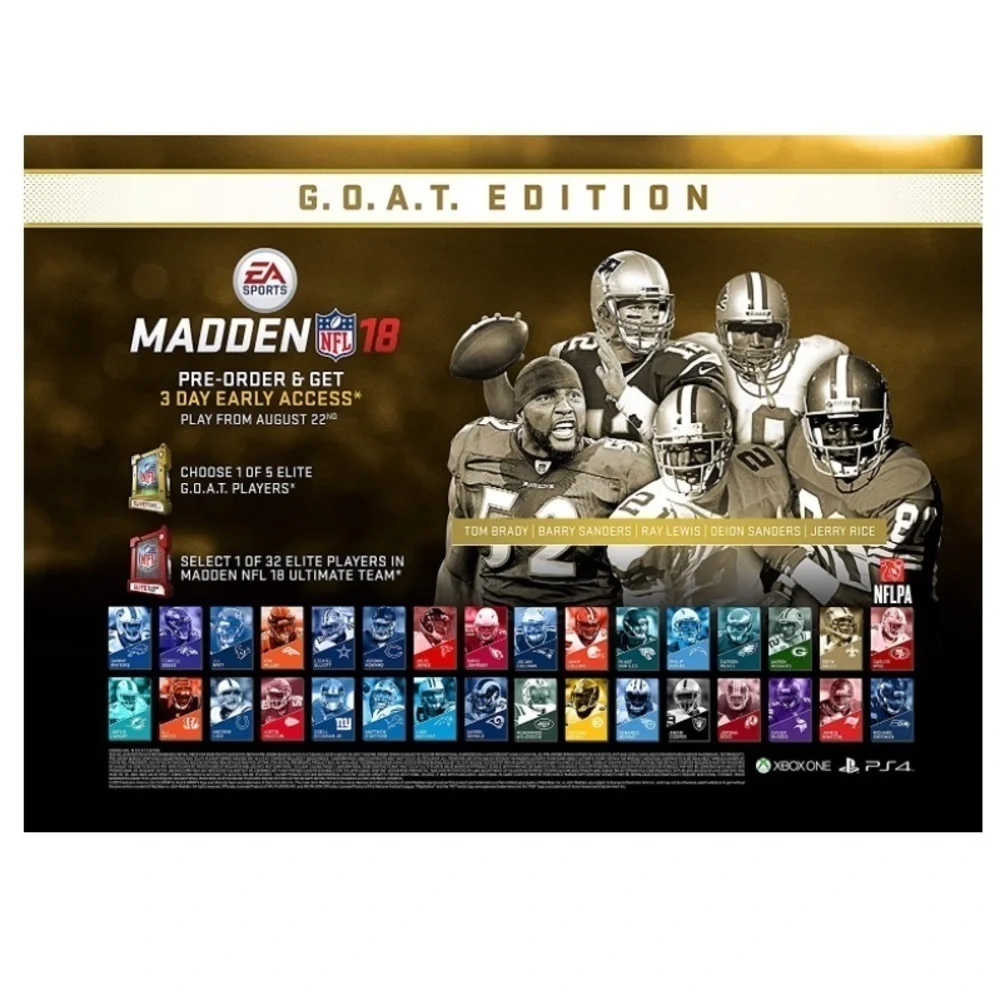 Madden NFL 18 G.O.A.T. Edition XBOX ONE